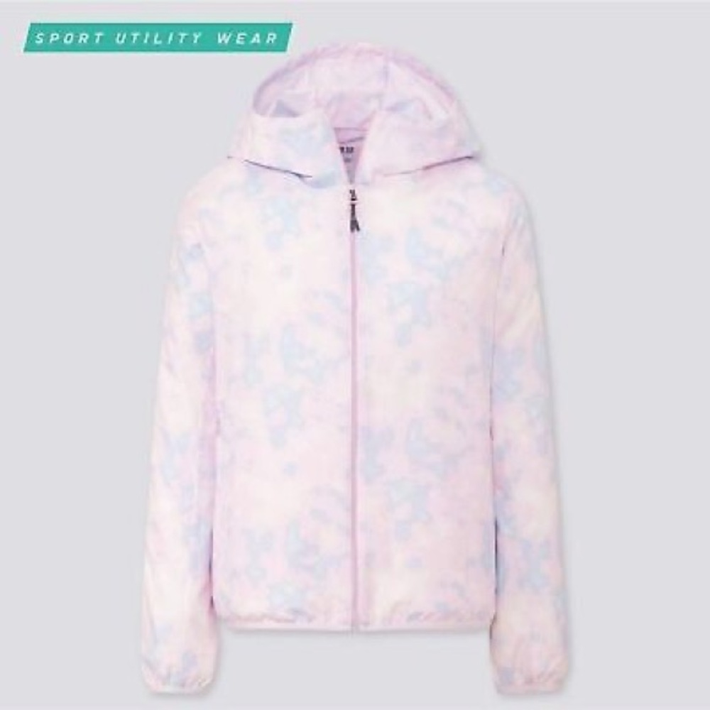 UNIQLO Women's UV Protection Pocketable Lightweight Full Zip Hooded Park…
